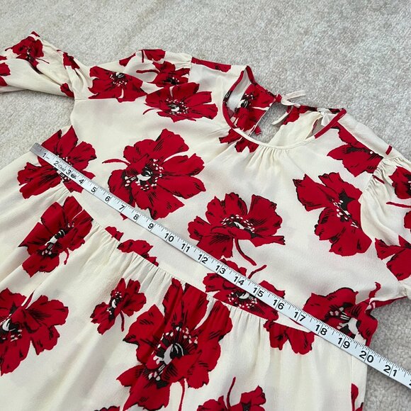 ba&sh Katia Boho Resort Floral Mini Dress M - Picture 7 of 10